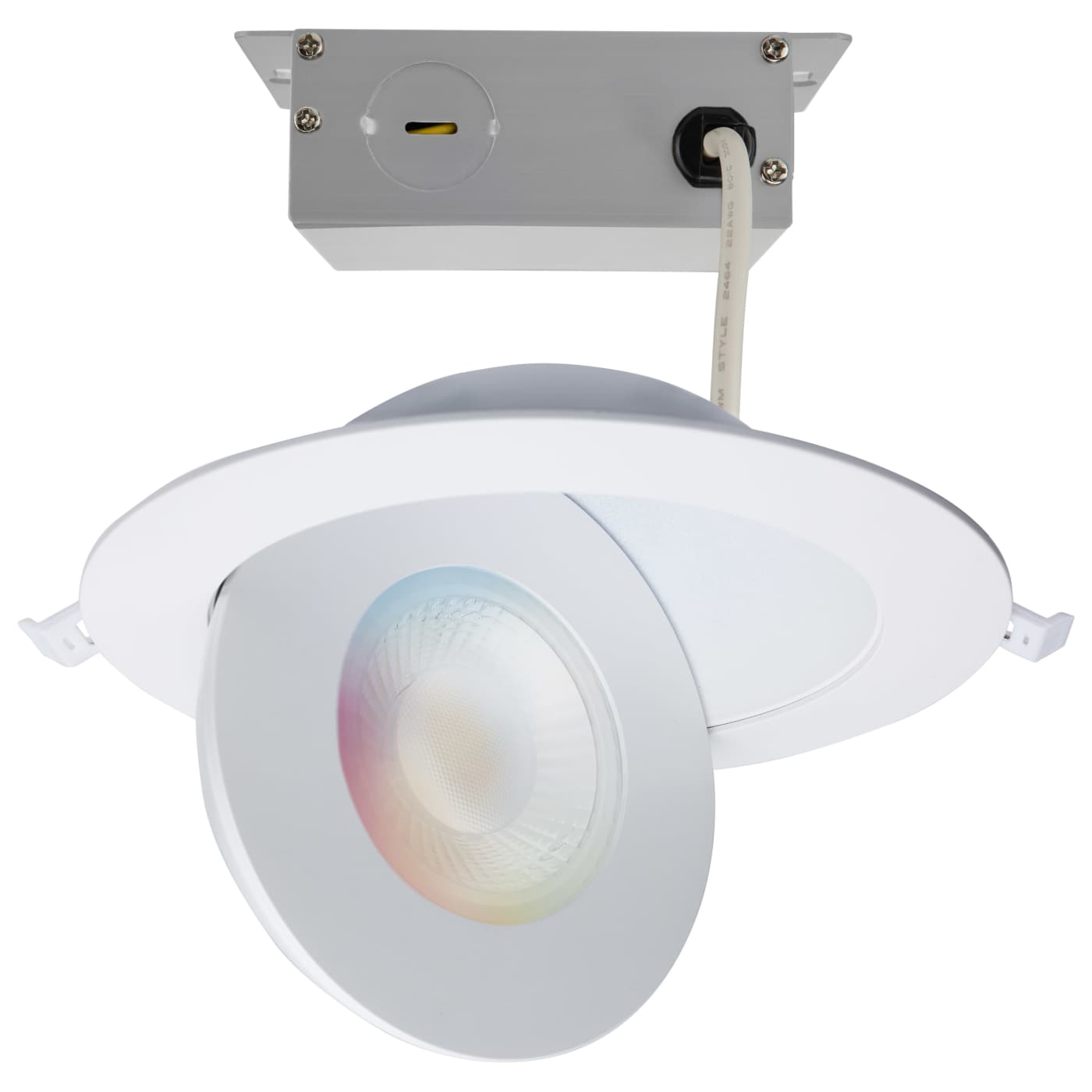 Satco S11295R1 Starfish Integrated LED Recessed Ceiling Light - Round - Remote Driver - CCT: Selectable - Finish: White