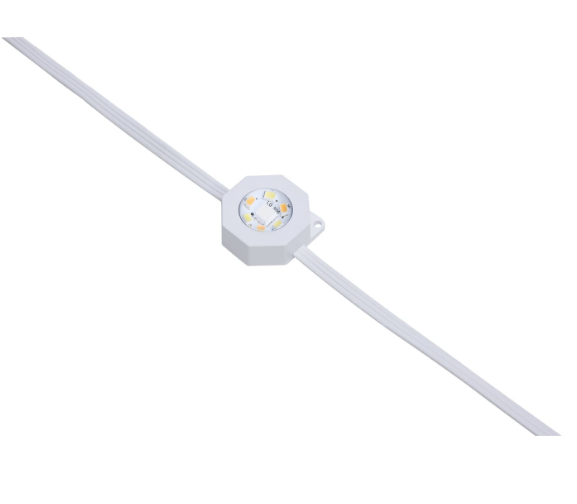 SATCO S11297 Starfish 50 Foot LED Eave String Light 24 Watt RGBTW 120 Volt Remote Included