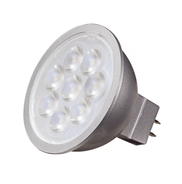 SATCO NUVO S11335 6.5 Watt; MR16 LED; 3000K; GU5.3 base; 25 deg. Beam Angle; 12 Volt Light Bulb