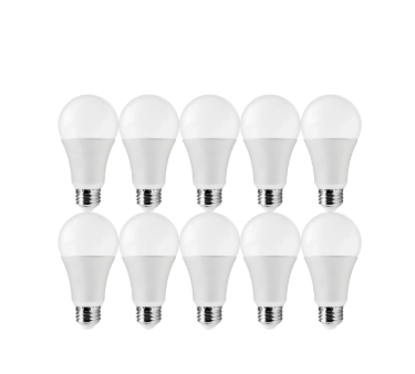 SATCO S11419 14 Watt A19 LED; 5000K; 100 Watt Replacement; Medium base; 220 deg. Beam Angle; 10-Pack Light Bulb