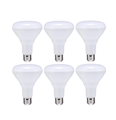 SATCO S11472 8.5 Watt; BR30 LED; 4000K; 80 CRI; Medium Base; 120 Volts; Dimmable; 6-pack Light Bulb