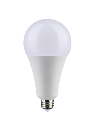 SATCO S11481 Ultra Bright Utility Lamp; 36 Watt; PS30 LED; Dimmable; White Finish; Medium Base; 4000K; 120 Volt; High Lumen Light Bulb