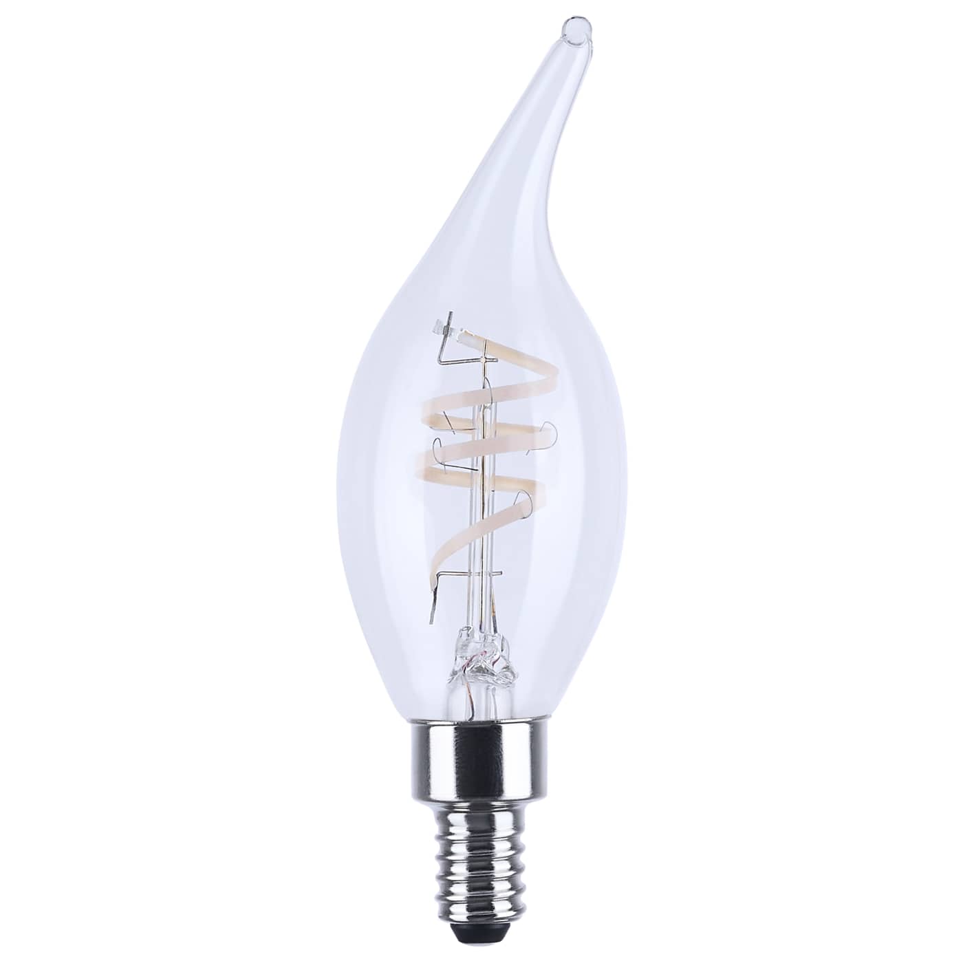 Satco S11534 Reminiscent 4W 3000K CA11 LED Filament E12 Clear