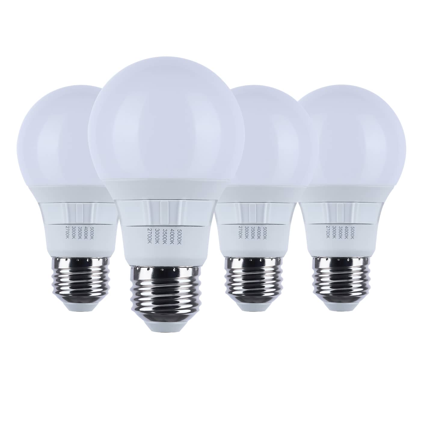 Satco S11774R1 Color Quick LED E26 Type A - 5CCT Selectable - Finish: White (Pack of 4)