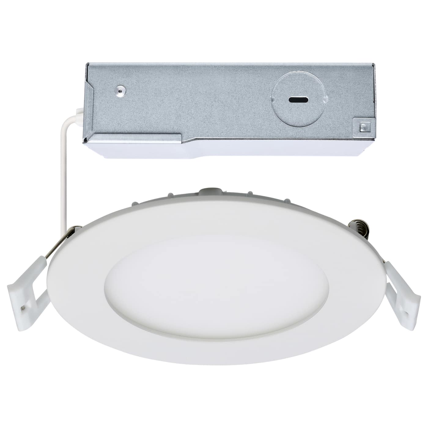 Satco S11827R1 ColorQuick Integrated LED Recessed Ceiling Light - CCT: Selectable - Finish: White