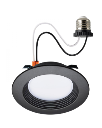 SATCO S11834R1 6.7 Watt; LED Downlight Retrofit; 4 Inch; CCT Selectable; 120 Volts; Bronze Finish