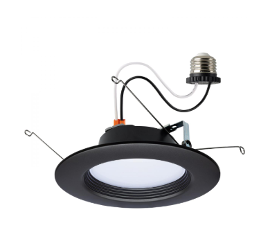 SATCO S11837R1 9 Watt; LED Downlight Retrofit; 5-6 Inch; CCT Selectable; 120 Volts; Bronze Finish