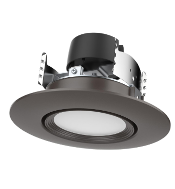 SATCO S11856 7.5 Watt; LED Retrofit Downlight; Gimbaled; 120 Volt; CCT Selectable; Bronze Finish