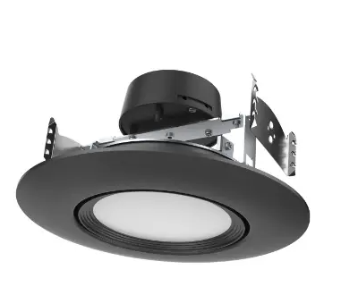 SATCO S11859 LED Retrofit Downlight, Gimbaled, Dimmable, Wattage 10.5W, Lumens 800 lm, Voltage 120V, Bronze