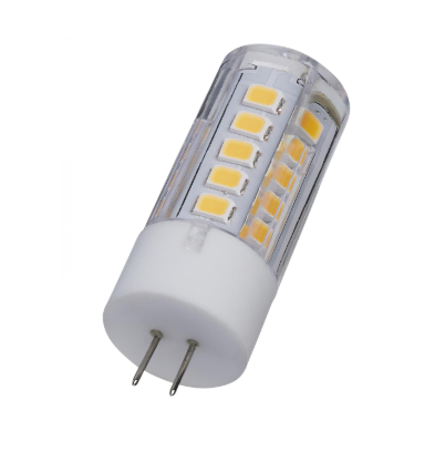 SATCO S12121 3 Watt Mini LED; G4 Base; 5000K; Clear Finish; 12 Volt Light Bulb