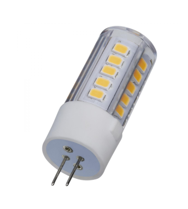 SATCO S12123 4.5 Watt Mini LED; G4 Base; 5000K; Clear Finish; 12 Volt Light Bulb