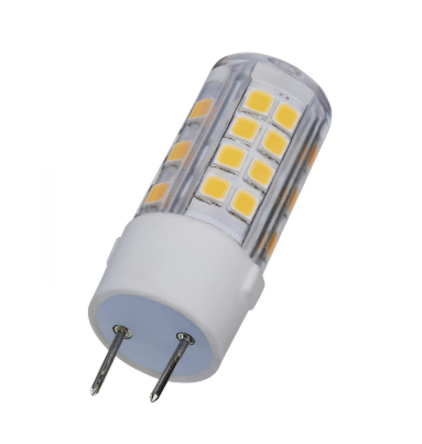 SATCO S12126 4.5 Watt Mini LED; G8 Base; 3000K; Clear Finish; 120 Volt Light Bulb