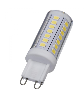 SATCO S12131 5 Watt Mini LED; G9 Base; 5000K; Clear Finish; 120 Volt Light Bulb