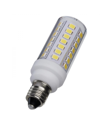 SATCO S12133 5 Watt Mini LED; Miniature Candelabra Base; 5000K; Clear Finish; 120 Volt Light Bulb