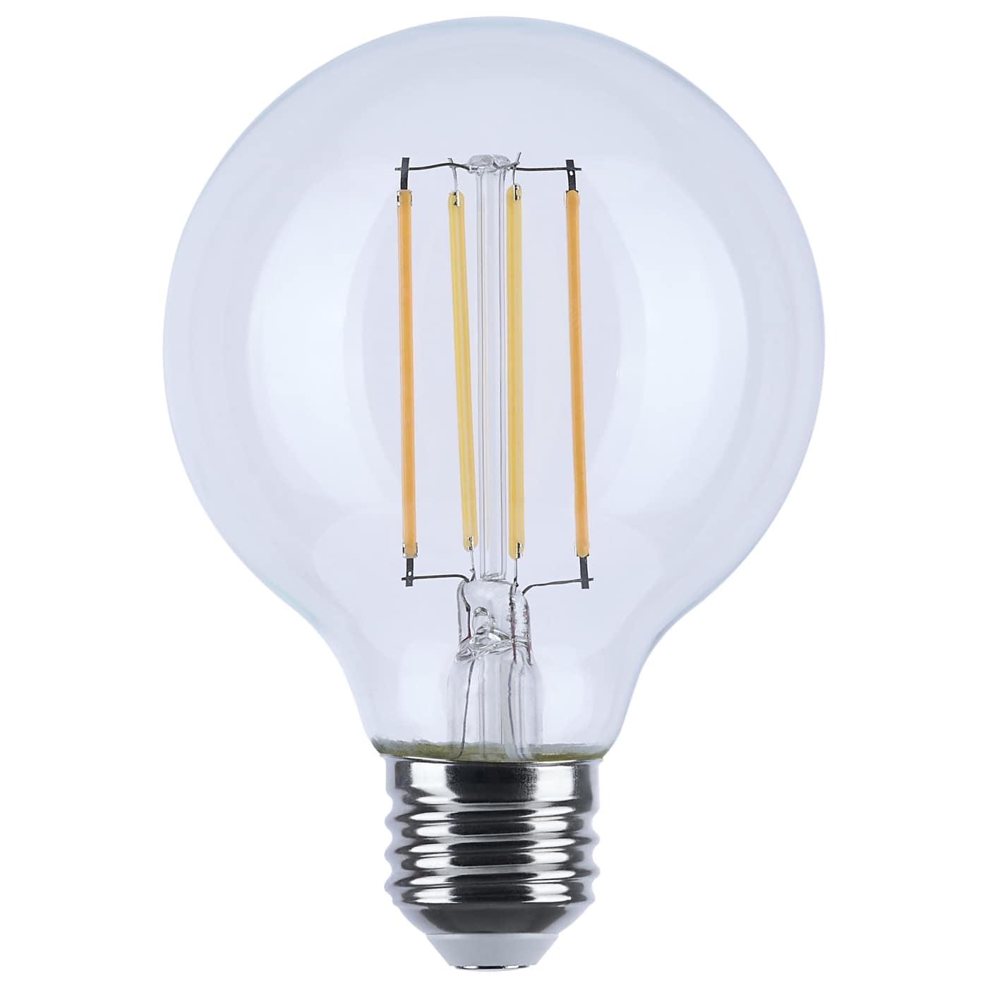 Satco S12152 ColorQuick 8W LED G25 Filament Dim-to-Warm 3000K–2000K E26