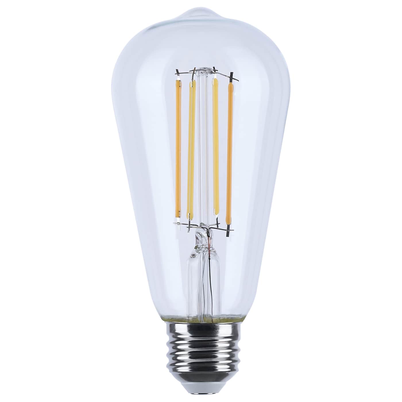 Satco S12154 ColorQuick 8W LED ST19 Filament Dim-to-Warm 3000K–2000K E26