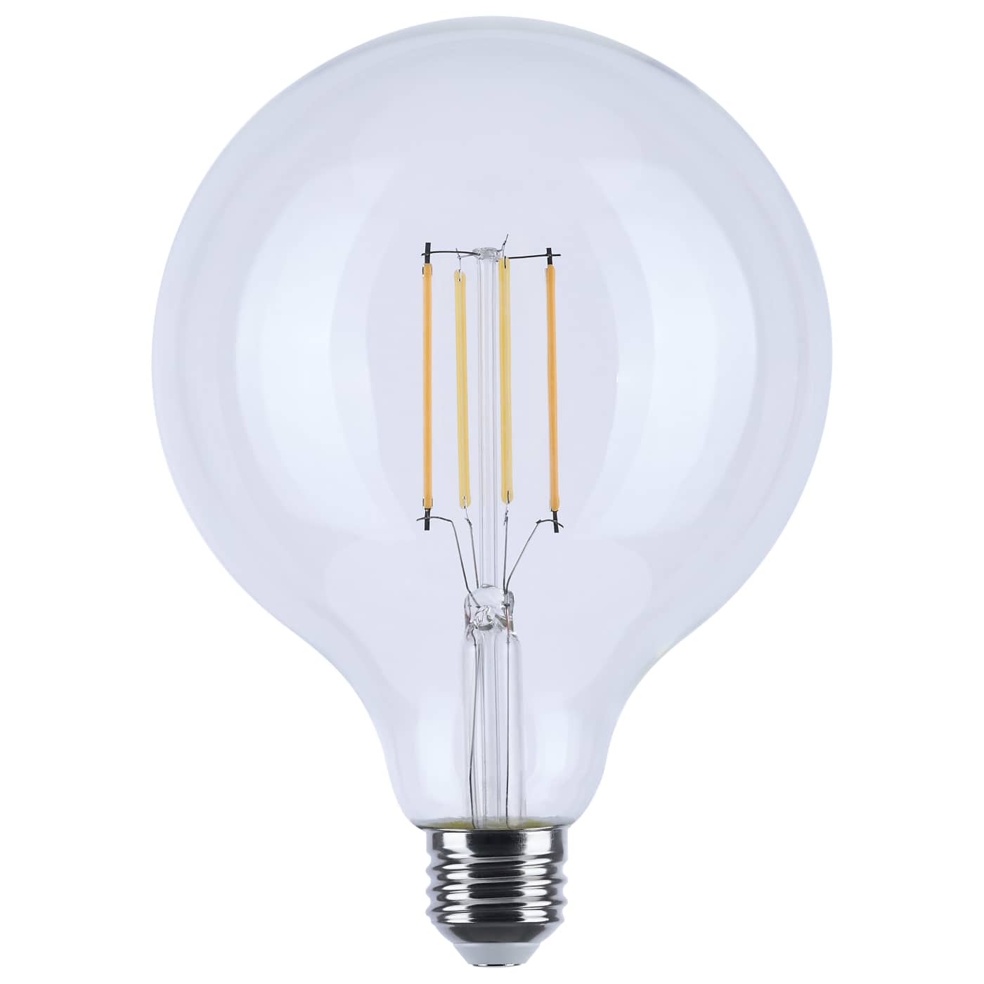 Satco S12155 ColorQuick 8W LED G40 Filament Dim-to-Warm 3000K–2000K E26