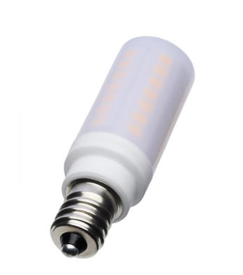 SATCO S12345 5 Watt T6 LED; Frost Finish; E12 Base; 5000K; 120 Volt Light Bulb