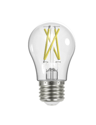 SATCO S12401 5 Watt LED A15; Clear; Medium Base; 3000K; 90 CRI; 120 Volt Light Bulb