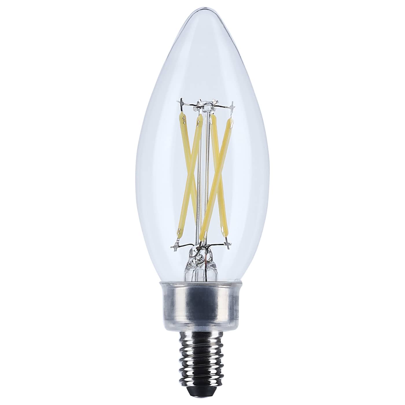 Satco S12494 5.5W B11 LED Filament 3000K E12 Candelabra Frost