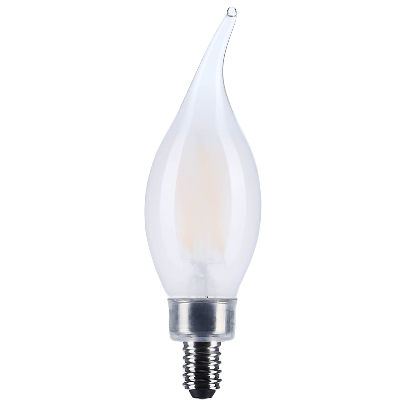 Satco S12507 Lumos 4W 3500K LED Filament E12 Candelabra Frost