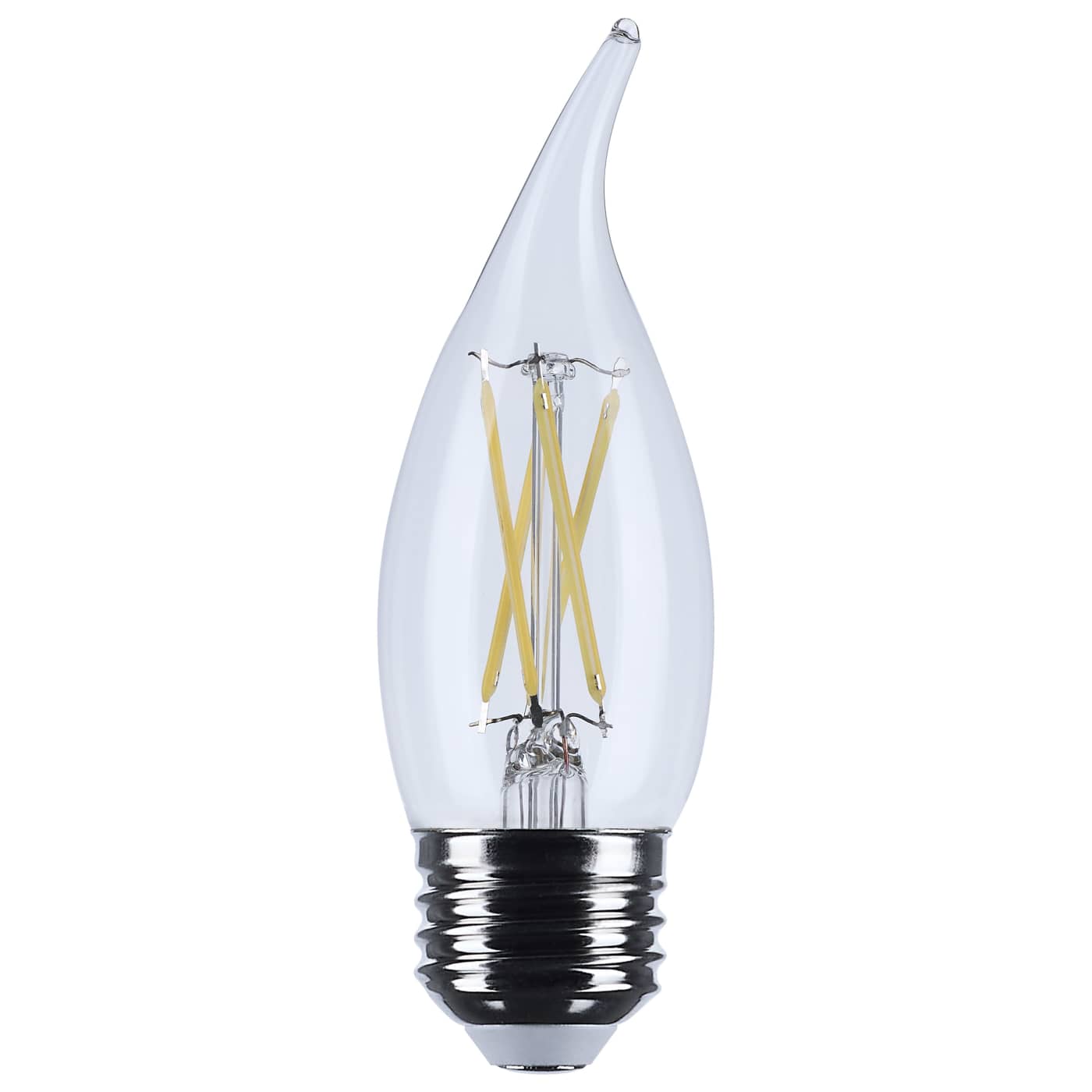 Satco S12511 Lumos LED E26 Medium 4 watt LED Filament - CCT: 5000K - Finish: Clear