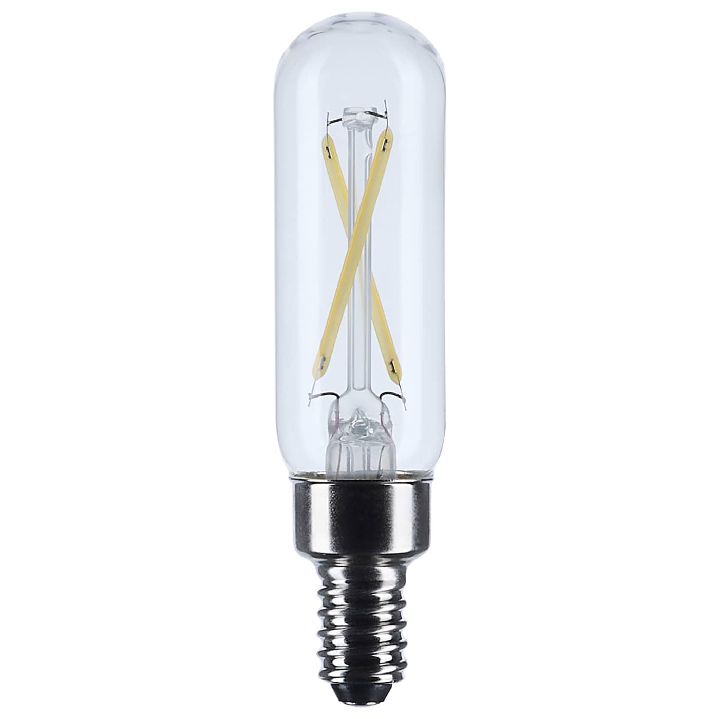 Satco S12518 Lumos LED E12 Candelabra 2.8 watt LED Filament - CCT: 3000K - Finish: Clear