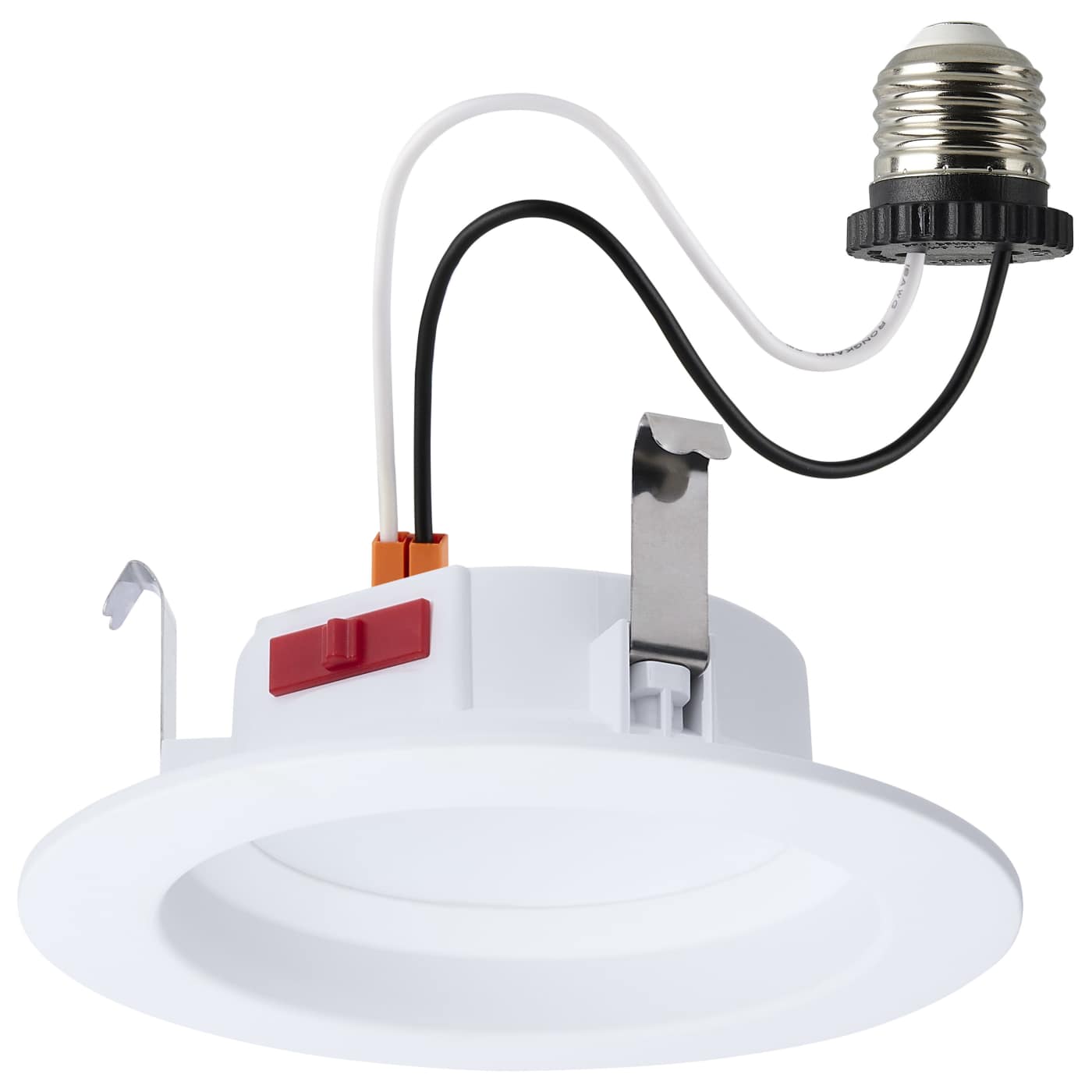 Satco S12600 Color Quick Integrated LED Recessed Ceiling Light - Round - 5CCT - Finish: White
