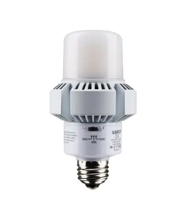 SATCO S13161 LED AP23 Bulb, Non-Dimmable, E26, Wattage 25W, Voltage 100-277V, Multi-Color Temperature