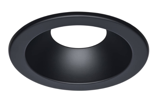 SATCO S13527 6 Inch Round Trim Black Finish