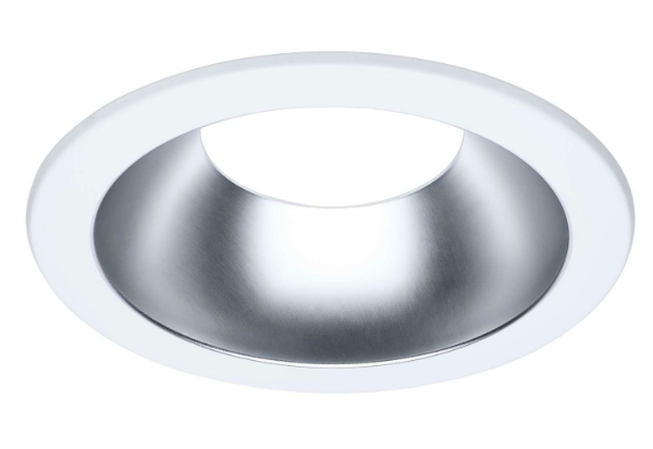 SATCO S13530 Round Trim for CDL Remote Driver; 8-inch; Matte Clear/White