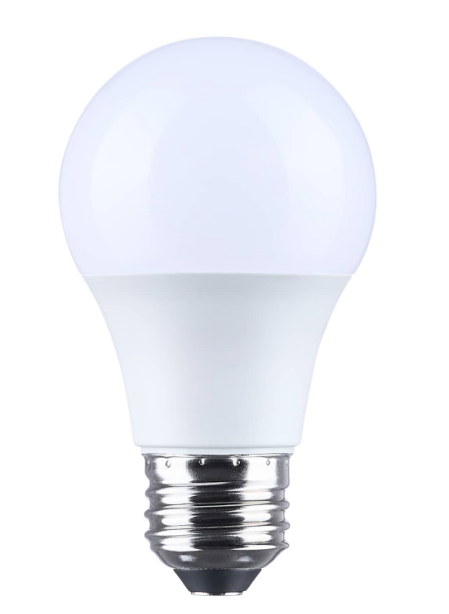 SATCO S14311 8.5 Watt LED Bulb A19 2700K CCT Medium Base Plastic 120 Volt 100-Pack