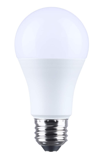 SATCO S14332 15 Watt LED A19 Light Bulb, 2700K Soft White, Medium Base, Plastic, 120 Volt, 1-Pack