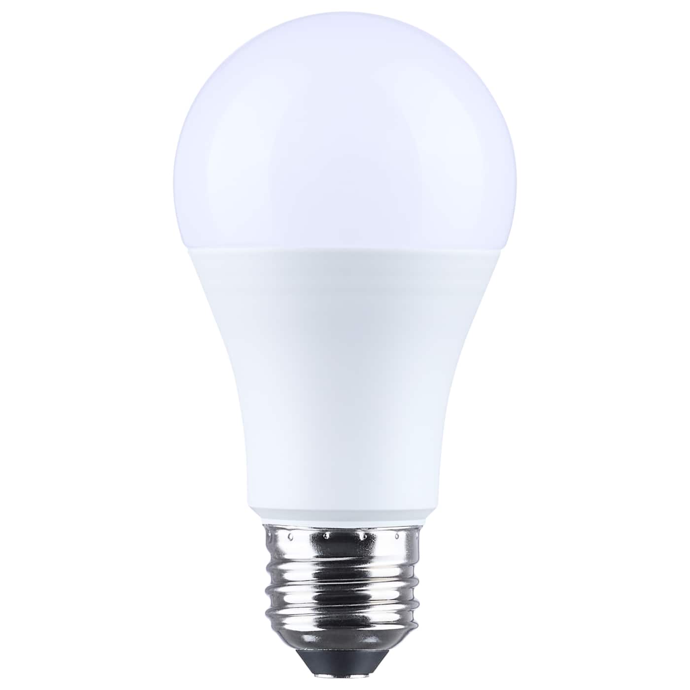 Satco S14365 9.8W LED A19 Medium E26 Plastic Base - CCT: 3000K - 120-277Volt - Pack of 1