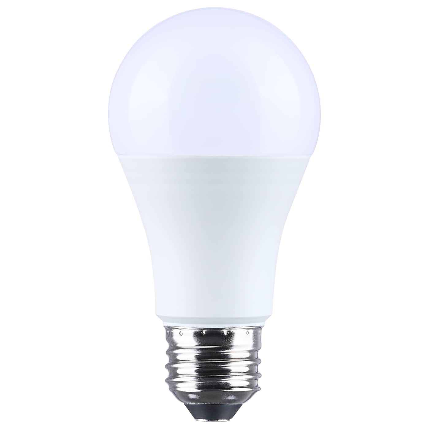 Satco S14403 LED A19 Three-Way Lamp - CCT: 3000K - Wattage: 13.5/10/5  - Selectable lumens - Medium Double Contact Base - 1-Pack