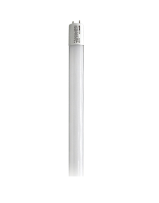 SATCO S21924 14 Watt T8 LED; 4Ft; 6500K; Medium Bi Pin base; 50000 Average rated hours; 1800 Lumens; Type B; Ballast Bypass; Single or Double Ended Wiring Tube Light Bulb