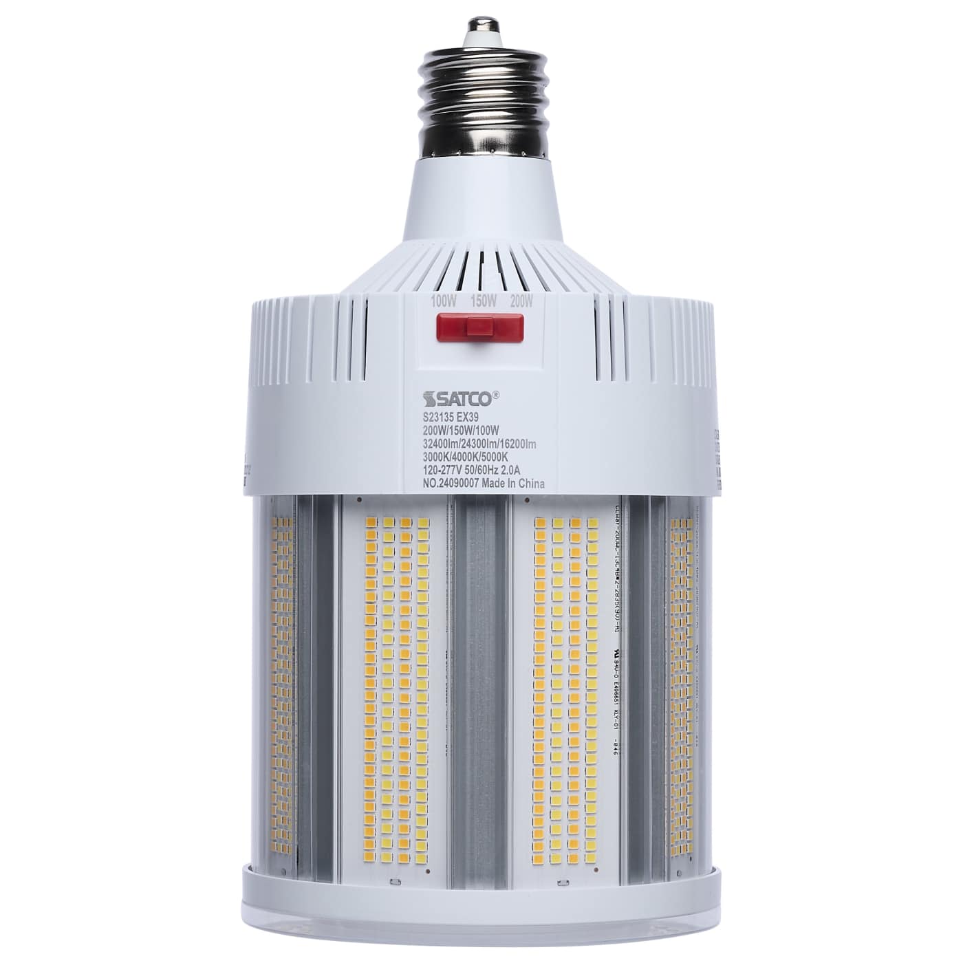 Satco S23135 LED EX39 Mogul Extended 200W HID Replacement 3000K/4000K/5000K