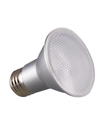 SATCO S29404 6.5 Watt; PAR20 LED; 5000K; 25 deg. Beam Angle; Medium base; 120 Volt Light Bulb