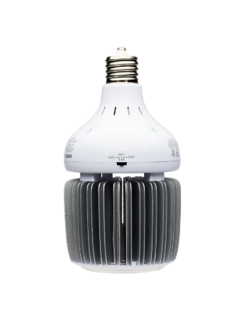 SATCO S33117 100/120/150 Wattage Selectable; LED; Hi-Bay; Type B; Ballast Bypass; Mogul Extended; 5000K; 100V-277V; 400W-600W Metal Halide Replacement Light Bulb
