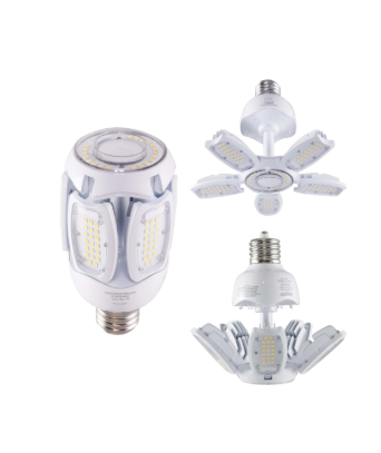 SATCO S39798 40 Watt LED HID Replacement; 2700K; Mogul extended base; Adjustable Beam Angle; Type B Ballast Bypass;100-277 Volt Light Bulb