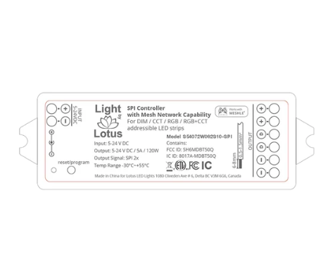 Lotus LED Lights S54072W092S10-SPI SPI Multi-Pixel LED Strip Controller