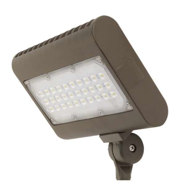 Feit Electric S8.5CSFL/850/BZ 8.5 in. Flood 5000K LED Security Light Color Temperature 5000K, Wattage 50W, Voltage 120-277V Pack 1