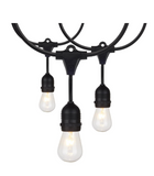 SATCO NUVO S8035 24Ft Incandescent String Light; Includes 12-S14 bulbs; 120 Volts