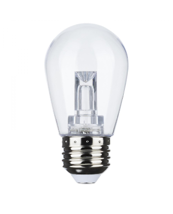 SATCO S8050 Replacement LED String Light Lamp; 1 Watt; S14; RGBW; Starfish IOT; Clear; 12 Volt; Medium Base; 2-Pack