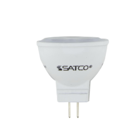SATCO S8603 3 Watt; LED; MR11; 3000K; 25 deg. Beam Angle; 25000 Average rated hours; 210 Lumens; GU4 base; 12 Volt Light Bulb