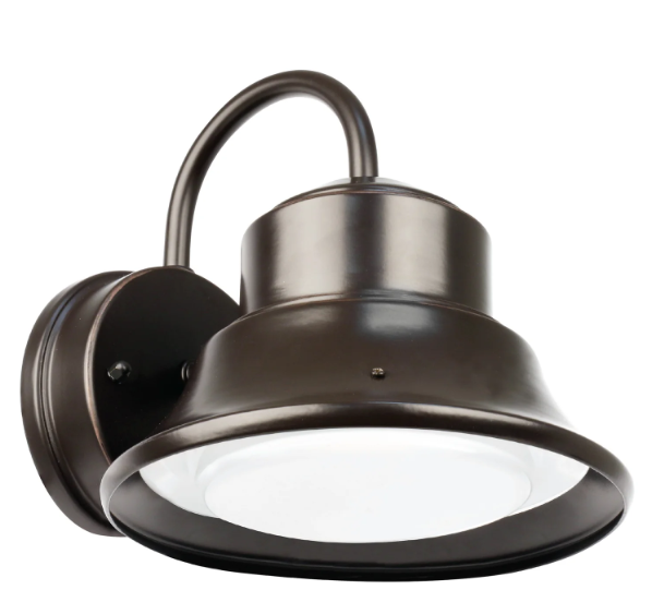 Feit Electric S8BWM/850/DD/BZ 900 Lumens 5000K Dusk to Dawn Yard Light Color Temperature 5000K, Wattage 12W, Voltage 120V Pack 1