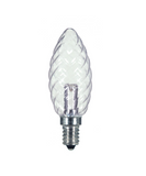 SATCO NUVO S9155 1 Watt LED; BA9 1/2; Clear; 2700K; Candelabra base; 120 Volt; Carded Light Bulb