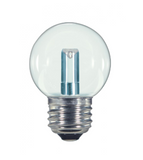 SATCO NUVO S9158 1.4 Watt LED; G16 1/2; Clear; 2700K; Medium base; 120 Volt; Carded Light Bulb