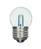 SATCO NUVO S9160 1.2 Watt LED; S11; Clear; 2700K; Medium base; 120 Volt; Carded Light Bulb