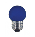 SATCO NUVO S9162 1.2 Watt LED; S11; Ceramic Blue; Medium base; 120 Volt; Carded Light Bulb